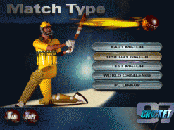 Cricket 97 Screenshot